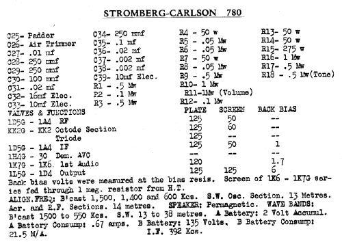 T780 Ch= 780; Stromberg-Carlson (ID = 758453) Radio