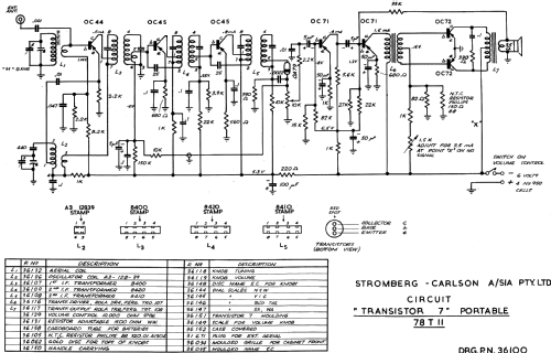 Transistor 7 78T11; Stromberg-Carlson (ID = 1299568) Radio