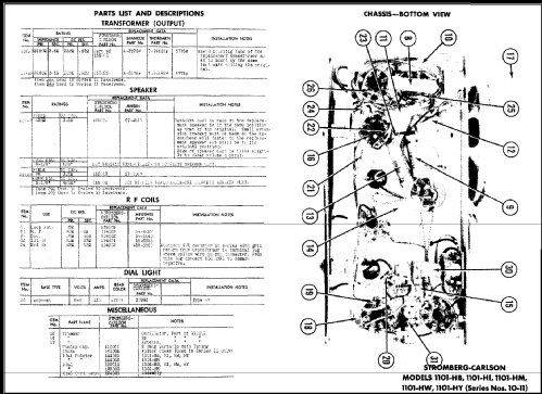 1101-HB Dynatomic Series 10; Stromberg-Carlson Co (ID = 485885) Radio