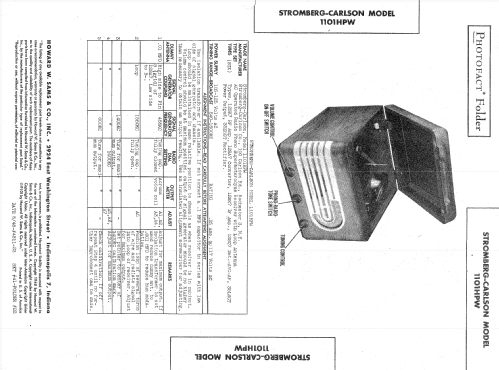 1101HPW Series 11; Stromberg-Carlson Co (ID = 957476) Radio