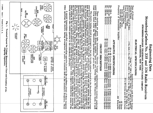 335-L Ch= P-28818; Stromberg-Carlson Co (ID = 1263359) Radio