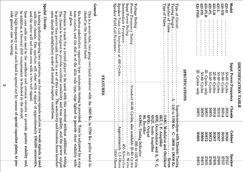 420-H Ch= 420; Stromberg-Carlson Co (ID = 1264347) Radio