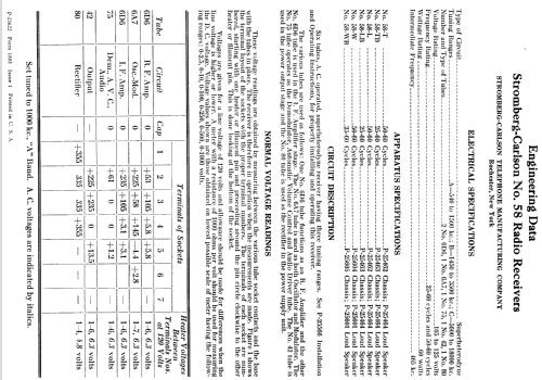 58-LB ; Stromberg-Carlson Co (ID = 1253381) Radio