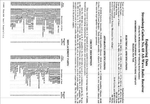68 Ch= P-24318 P-24683; Stromberg-Carlson Co (ID = 1253626) Radio