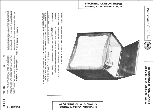 AF-502B; Stromberg-Carlson Co (ID = 2512709) Sonido-V