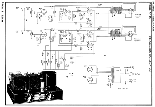 Amplifier AP-22; Stromberg-Carlson Co (ID = 2484309) Verst/Mix