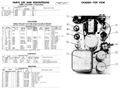 The Chief AM-48; Stromberg-Carlson Co (ID = 1848717) Ampl/Mixer