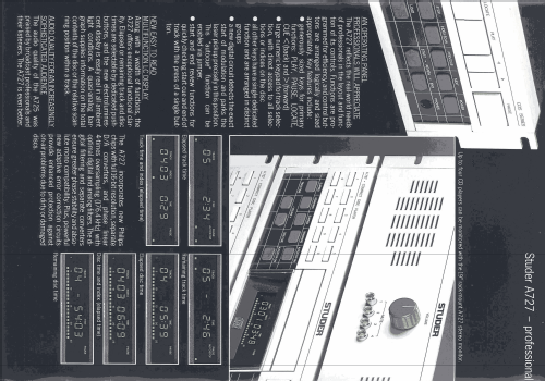 Compact Disc Player A727; Studer GmbH, Willi (ID = 2083535) R-Player