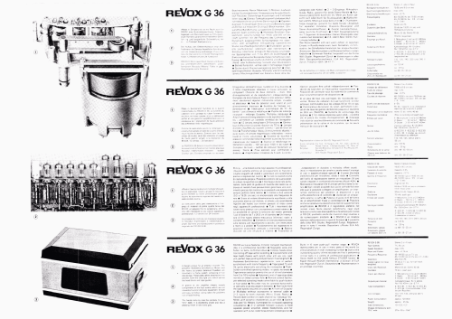 Revox G36; Studer GmbH, Willi (ID = 2570757) R-Player