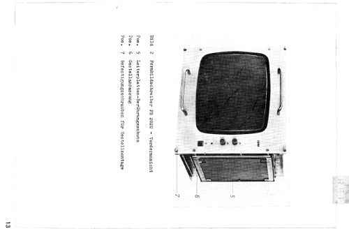 Fernbildschreiber FB2010; Studiotechnik Berlin (ID = 2090947) Televisión