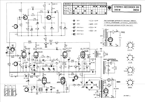 Stereo-Recorder 202 398W; Stuzzi Ges. mbH; (ID = 212318) Reg-Riprod