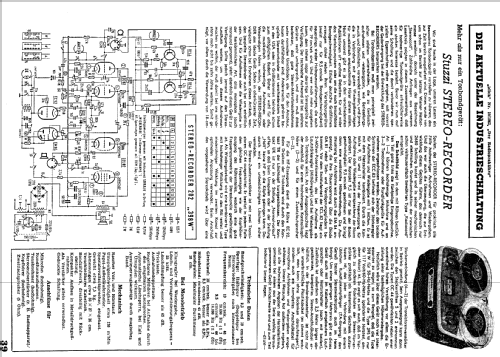 Stereo-Recorder 202 398W; Stuzzi Ges. mbH; (ID = 74830) Reg-Riprod