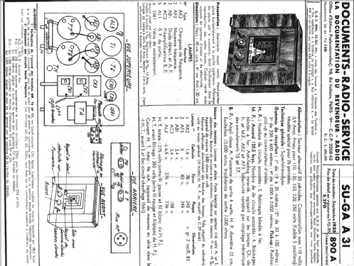 A31; SU-GA Suga; Paris, (ID = 233391) Radio