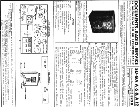 A6; SU-GA Suga; Paris, (ID = 232536) Radio