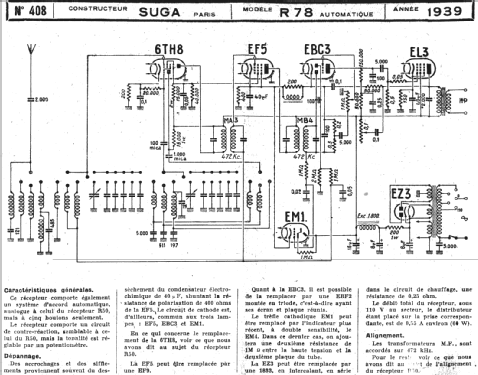 R78 Automatique; SU-GA Suga; Paris, (ID = 219779) Radio