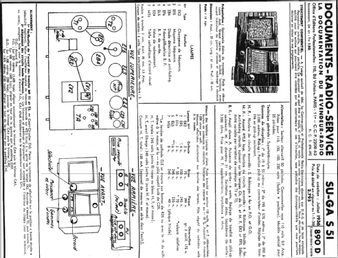 S51; SU-GA Suga; Paris, (ID = 232540) Radio