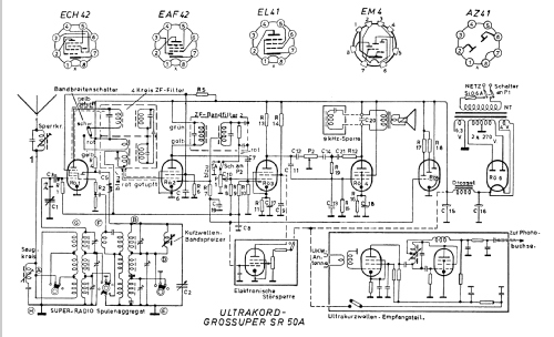 Ultrakord-Großsuper SR50A; Super-Radio; Hamburg (ID = 822656) Kit