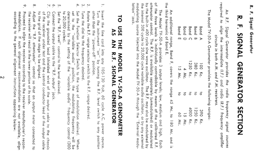 Genometer TV-50A; Superior Instruments (ID = 639255) Ausrüstung