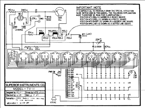 Tube Tester TV-11; Superior Instruments (ID = 104837) Equipment