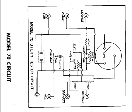 Utility Tester 70; Superior Instruments (ID = 2406632) Equipment