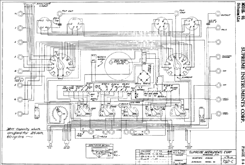 Tube Tester 91; Supreme Instruments (ID = 757111) Ausrüstung