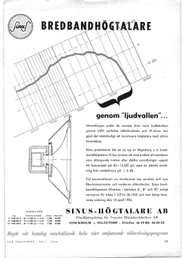 Sinus Högtalarelement PMB-109-8; Svenska (ID = 2900241) Speaker-P