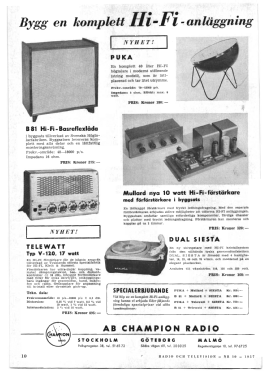 Sinus 'Musikmöbler' högtalare B-81 byggsats; Svenska (ID = 2926628) Kit