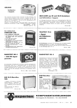 Sinus 'Musikmöbler' högtalare B-81 byggsats; Svenska (ID = 2926632) Kit