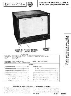 155L Ch= 1-437-3 ; Sylvania Hygrade, (ID = 3116603) Television