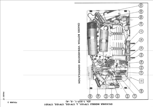 17P103 Ch= 1-537-3; Sylvania Hygrade, (ID = 2474369) Television