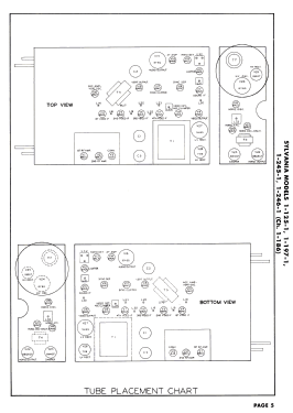 1-125-1 Ch= 1-186; Sylvania Hygrade, (ID = 2791798) Television