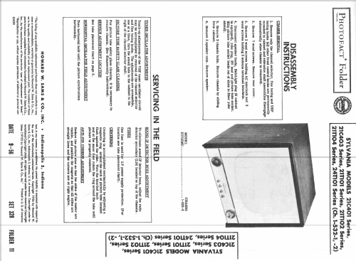 21C401 Series Ch= 1-5321; Sylvania Hygrade, (ID = 2370284) Televisión