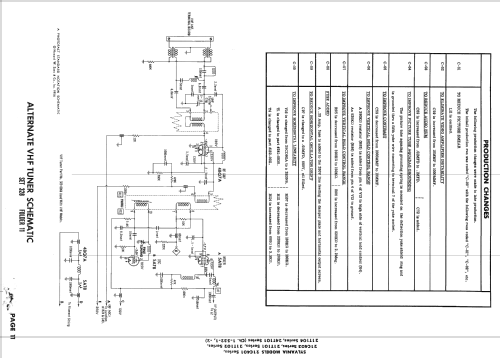 21C401 Series Ch= 1-5321; Sylvania Hygrade, (ID = 2370287) Television