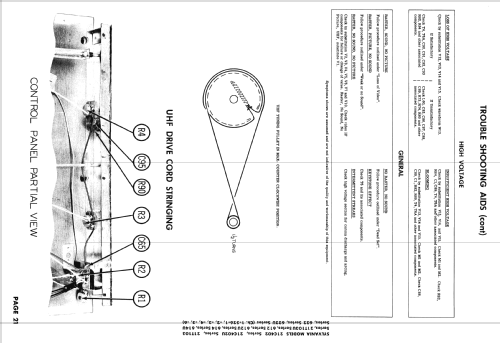 21C402 Ch= 1-526-5; Sylvania Hygrade, (ID = 2684565) Television