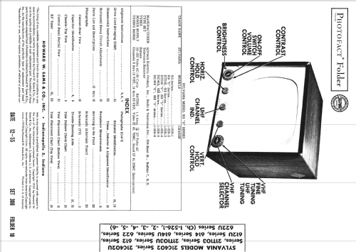 21C402 'U' Series Ch= 1-526-6; Sylvania Hygrade, (ID = 2685270) Television