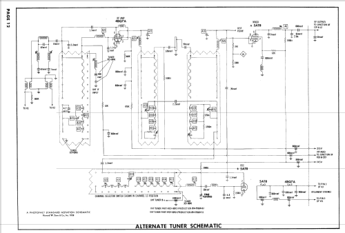 21C407 Series Ch= 1-540-2; Sylvania Hygrade, (ID = 2542804) Television