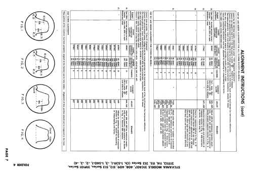 21C407 Series Ch= 1-540-2; Sylvania Hygrade, (ID = 2542808) Television