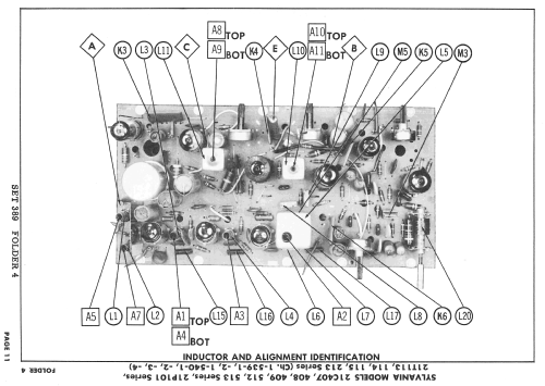 21C407 Series Ch= 1-540-2; Sylvania Hygrade, (ID = 2542814) Television