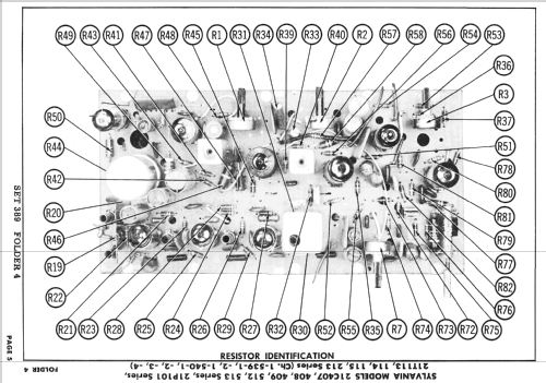 21C407 Series Ch= 1-540-2; Sylvania Hygrade, (ID = 2542818) Television