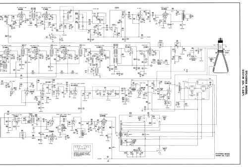 2221M Ch= 1-387; Sylvania Hygrade, (ID = 2934895) Television