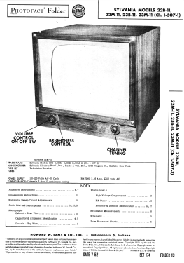 23B-11 Ch= 1-507-1; Sylvania Hygrade, (ID = 3077202) Television