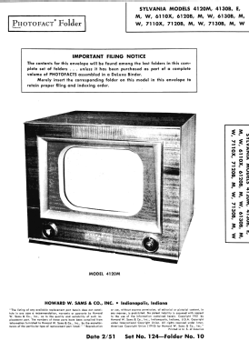 4120M Ch= 1-260; Sylvania Hygrade, (ID = 2859581) Television