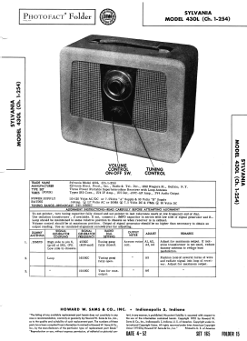 430L Ch= 1-254; Sylvania Hygrade, (ID = 3045077) Radio