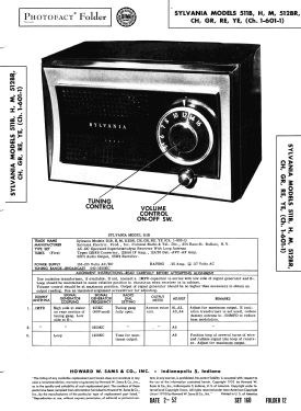 511B Ch= 1-601-1; Sylvania Hygrade, (ID = 3024860) Radio