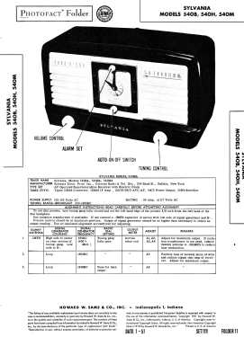 540BA; Sylvania Hygrade, (ID = 2822085) Radio