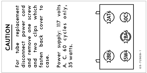 541M Ch= 1-602-1; Sylvania Hygrade, (ID = 3014003) Radio