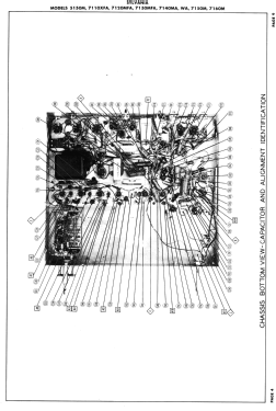 7110XFA Ch= 1-442; Sylvania Hygrade, (ID = 2911692) Television