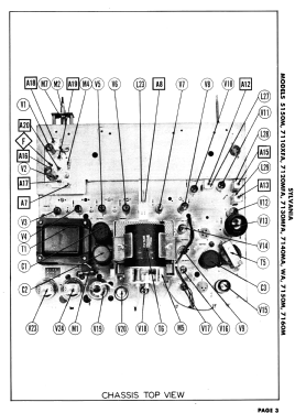 7110XFA Ch= 1-442; Sylvania Hygrade, (ID = 2911694) Television