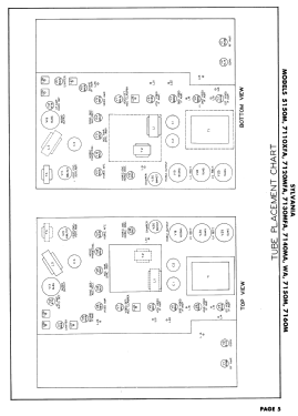 7120MFA Ch= 1-442; Sylvania Hygrade, (ID = 2911709) Television