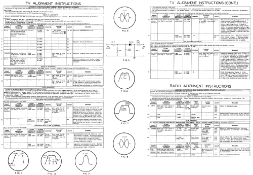 7140MA, 7140WA Ch= 1-437; Sylvania Hygrade, (ID = 1849338) Television